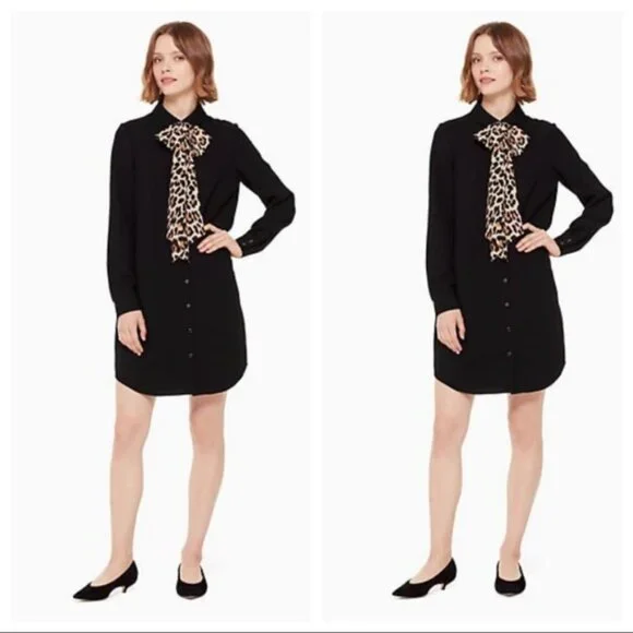 KATE SPADE Griffin Dress In Black - Picture 1 of 8